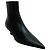Totême Botines de cuña mini en cuero negro Toteme