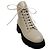 Botas de combate Kurt en cuero Grege Laurence Dacade Beige