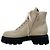 Botas de combate Kurt en cuero Grege Laurence Dacade Beige - vista 3