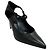 Décolleté Casadei Samurai Julia in pelle nera Nero