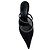 Casadei Mimi Mules aus schwarzem Mesh mit Kristallen - Ansicht 4