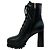 Stivaletti stringati York in pelle nera Gianvito Rossi Nero - vista 3