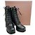 Stivaletti stringati York in pelle nera Gianvito Rossi Nero - vista 6