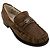 Casadei Mocassini Casade in camoscio marrone foderati in shearling