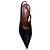 Paris Texas Black / Silver Nina Slingback Wedge Pumps Nero - vista 4