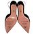 Décolleté Slingback Aquazzura Black Suede V Plexi 85 Nero - vista 8