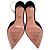 Décolleté Slingback Aquazzura Black Suede V Plexi 85 Nero - vista 9