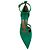 Décolleté Faye in camoscio verde Laurence Dacade - vista 4