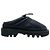 Sacai Black Micro Puffer Mules Nero - vista 2