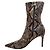 Stella Mc Cartney Botas Stella McCartney Coffee Iconic con estampado de reptil Castaño - vista 3
