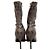 Stella Mc Cartney Botas Stella McCartney Coffee Iconic con estampado de reptil Castaño - vista 5