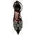 Décolleté Faye in camoscio nero Laurence Dacade con fiocco di strass - vista 4