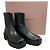 Botines Warner de punta cuadrada en cuero negro Gianvito Rossi - vista 6