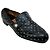 Mocassini Angela Laurence Dacade in pelle nera con borchie argentate Nero