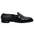 Mocassini Angela Laurence Dacade in pelle nera con borchie argentate Nero - vista 2