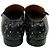 Mocassini Angela Laurence Dacade in pelle nera con borchie argentate Nero - vista 5