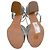 Sandali platform Jenna in pelle laminata argento Laurence Dacade - vista 6