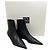 Totême Toteme Mini Wedge Booties aus schwarzem Leder - Ansicht 6