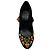 Décolleté Mary Jane Dolce & Gabbana in velluto nero con decorazioni multi cristallo - vista 4