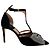 Décolleté Faye in camoscio nero Laurence Dacade con fiocco di strass - vista 2