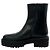 Gianvito Rossi Warner Stiefeletten aus schwarzem Leder mit quadratischer Kappe - Ansicht 3