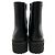 Gianvito Rossi Warner Stiefeletten aus schwarzem Leder mit quadratischer Kappe - Ansicht 5