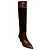 Botas altas de gamuza croco gofrada chocolate Paris Texas Castaño