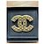 Chanel CC Brosche in Goldoptik mit Steppdesign und Strass Golden - Ansicht 6