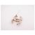 Chanel Brosche Double CC Gold Kristalle und Perlen Golden - Ansicht 5