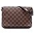 Borsa a tracolla Louis Vuitton Damier Ebene Musette Tango marrone con tracolla lunga