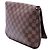 Borsa a tracolla Louis Vuitton Damier Ebene Musette Tango marrone con tracolla lunga - vista 2
