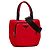 Borsa Tote Cargo Prada Small Tessuto con tasche, rossa Rosso