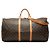Borsa da viaggio Louis Vuitton Monogram Keepall Bandouliere 60 Marrone