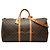 Borsa da viaggio Louis Vuitton Monogram Keepall Bandouliere 60 Marrone