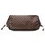Borsa Tote Louis Vuitton Damier Ebene Neverfull GM Marrone - vista 3