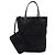 Borsa Tote Fendi Zucchino Canvas Nera Nero - vista 5