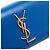 Borsa a tracolla Saint Laurent Kate Small Grain De Poudre Monogram Blu - vista 5
