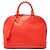 Borsa Satchel Alma PM Louis Vuitton Monogram Vernis Arancione