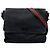 Borsa a tracolla con patta Gucci GG Canvas Web nera Nero