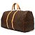 Borsa da viaggio Louis Vuitton Monogram Keepall 55 Marrone - vista 2