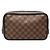 Borsa a pochette Louis Vuitton Damier Ebene Trousse Toilette 25 Marrone