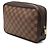 Borsa a pochette Louis Vuitton Damier Ebene Trousse Toilette 25 Marrone - vista 2