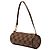 Borsa a mano Louis Vuitton Damier Ebene Papillon Pochette Marrone - vista 2