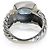 Anillo Noblesse David Yurman en oro amarillo, plata de ley y topacio - vista 2
