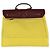 Hermès Lime Rouge H Toile Officier Hunter Herbag 39 MM PHW Giallo - vista 2