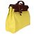 Hermès Lime Rouge H Toile Officier Hunter Herbag 39 MM PHW Giallo - vista 4