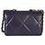 Chanel 19 Wallet On Chain em pele de cordeiro acolchoada roxa Roxo - vista 2