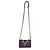 Chanel 19 Wallet On Chain em pele de cordeiro acolchoada roxa Roxo - vista 5