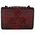 Borsa a patta J'Adior Christian Dior nera e rossa con cuore e trifoglio ricamati e perline, catena Nero - vista 2