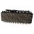 Bolsa Baguette Fendi marrom em jacquard FF com strass e cristais - vista 5